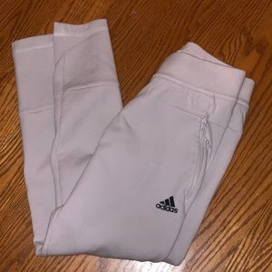 Adidas light tan joggers